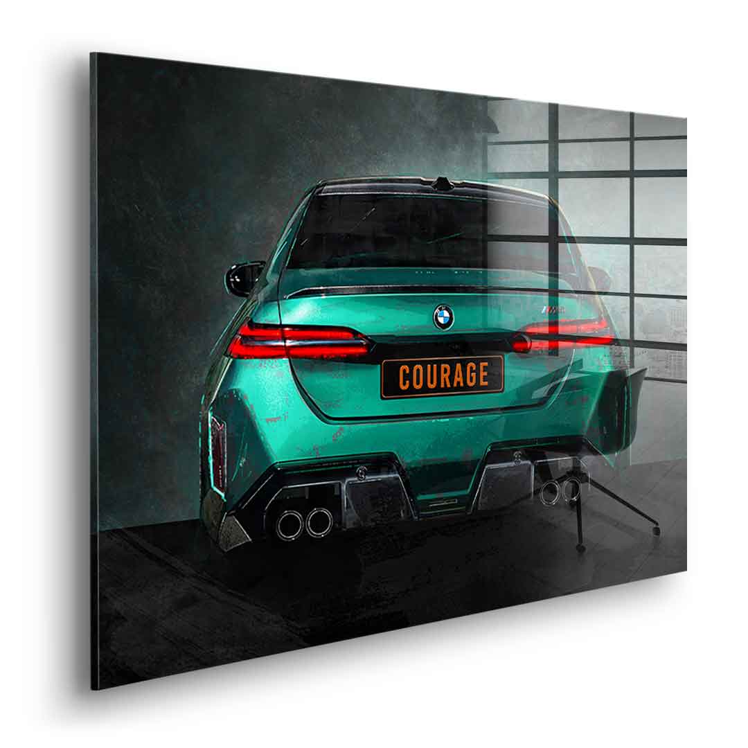BMW M5 tył – szkło akrylowe