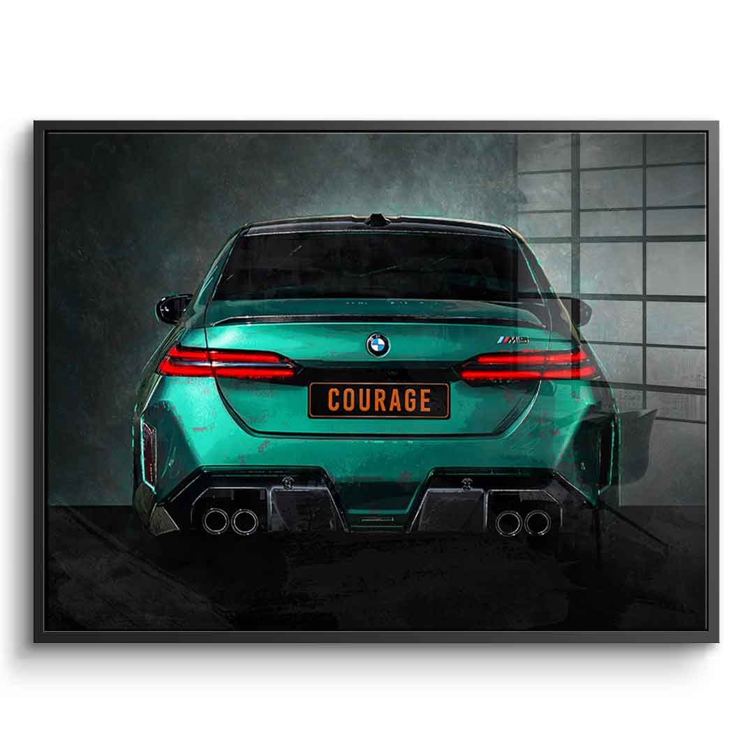 BMW M5 tył – szkło akrylowe
