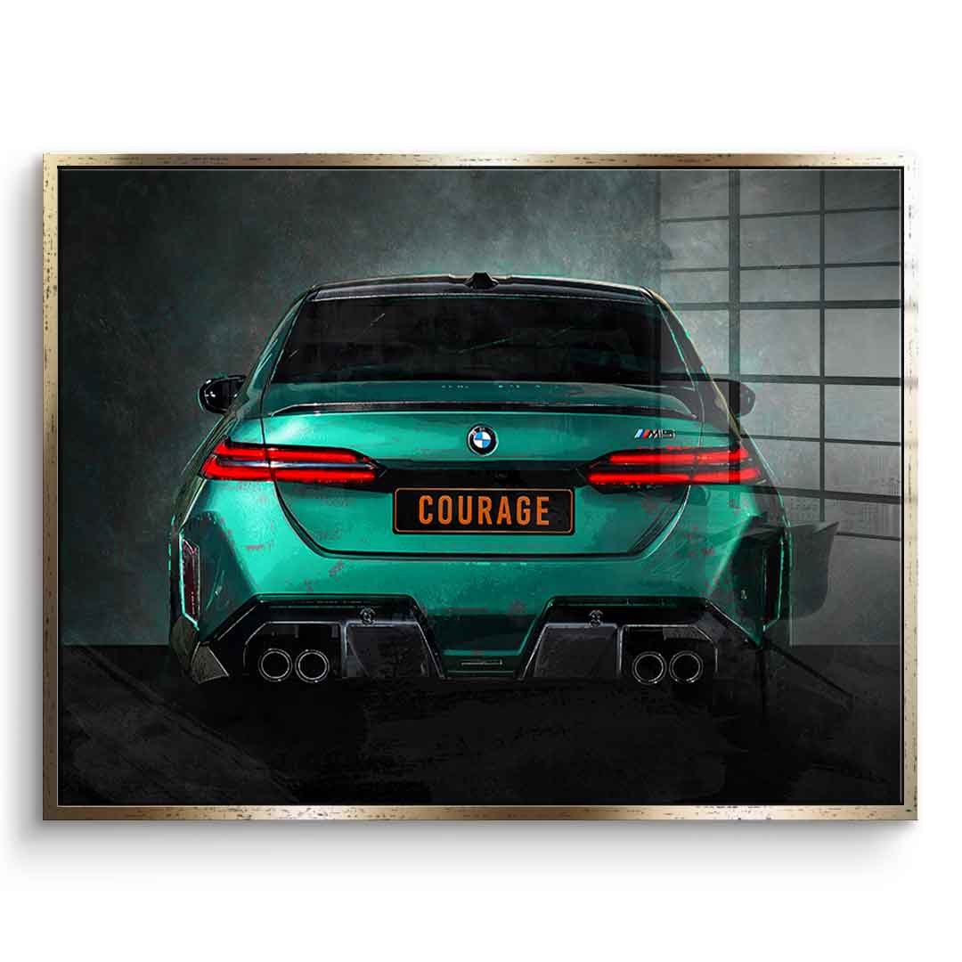 BMW M5 tył – szkło akrylowe
