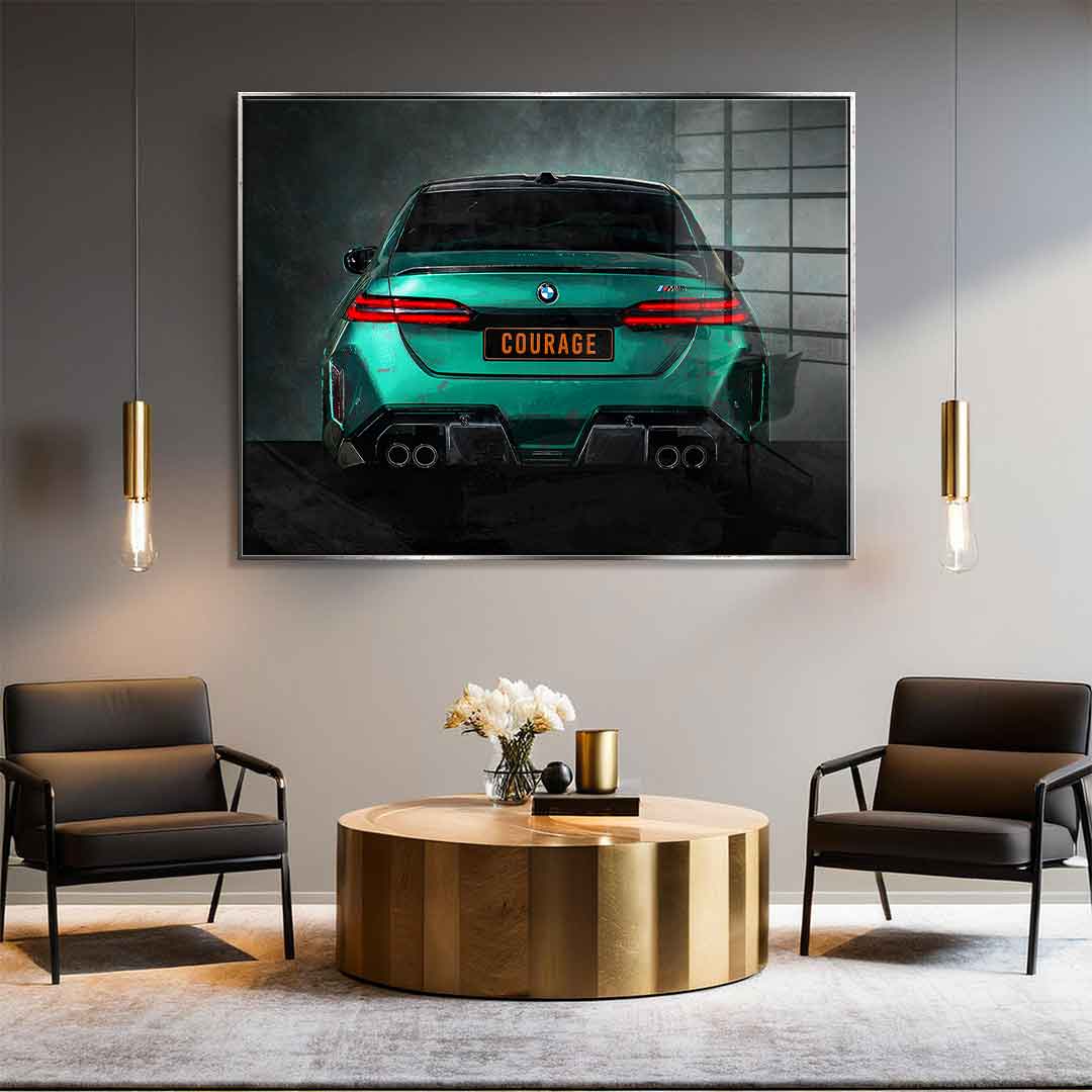 BMW M5 tył – szkło akrylowe
