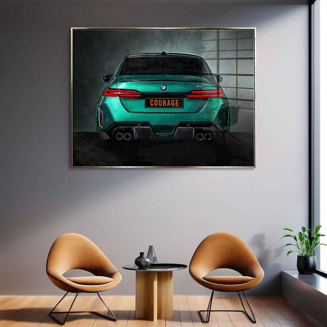 BMW M5 tył – szkło akrylowe