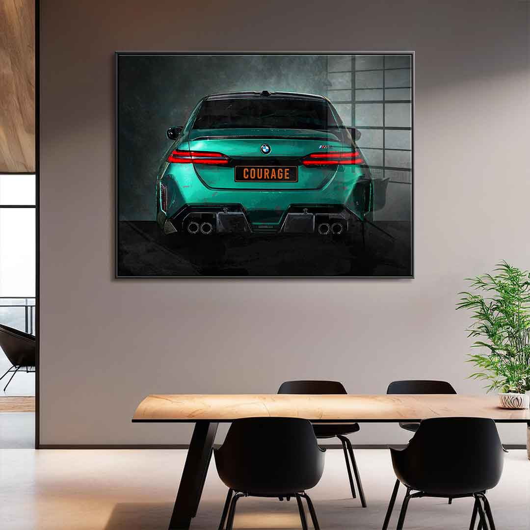 BMW M5 tył – szkło akrylowe