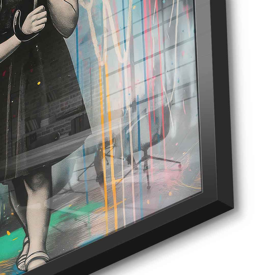Banksy Umbrella - Acrylic Glass