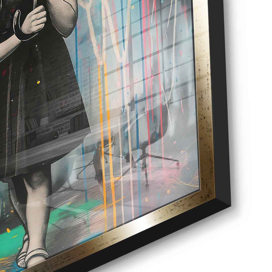 Banksy Umbrella - Acrylic Glass