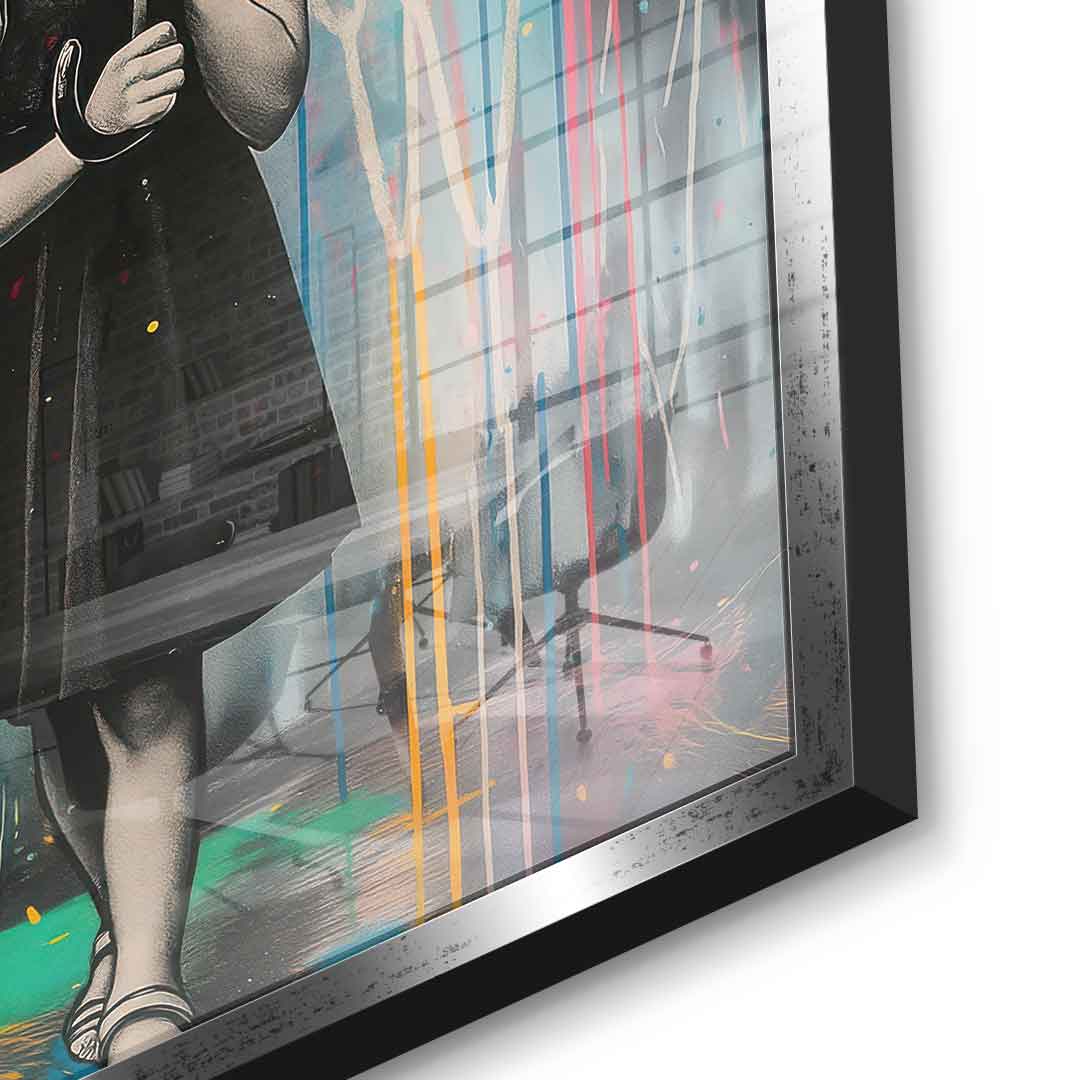 Banksy Umbrella - Acrylic Glass