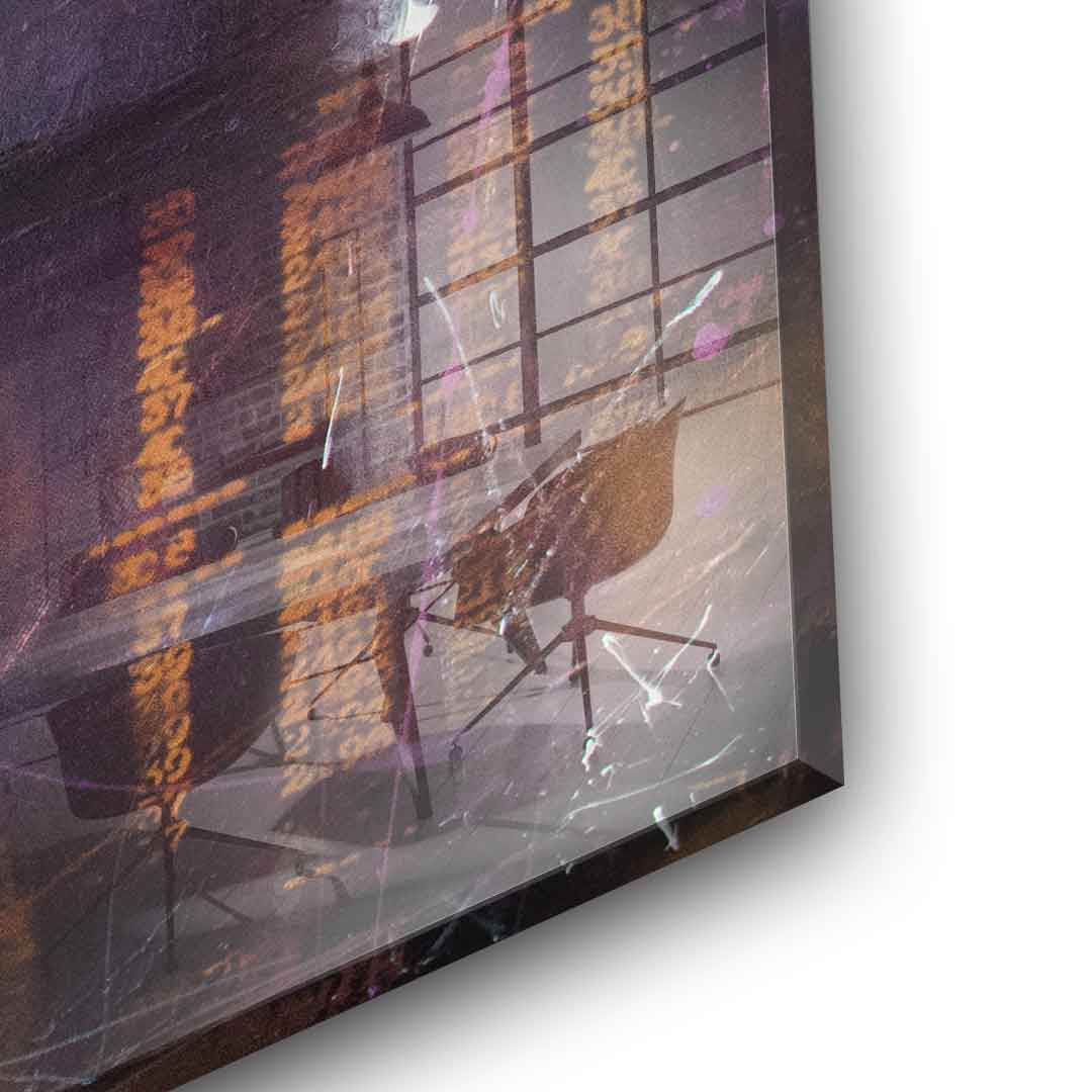 Banksy Wózek inwalidzki - Szkło akrylowe