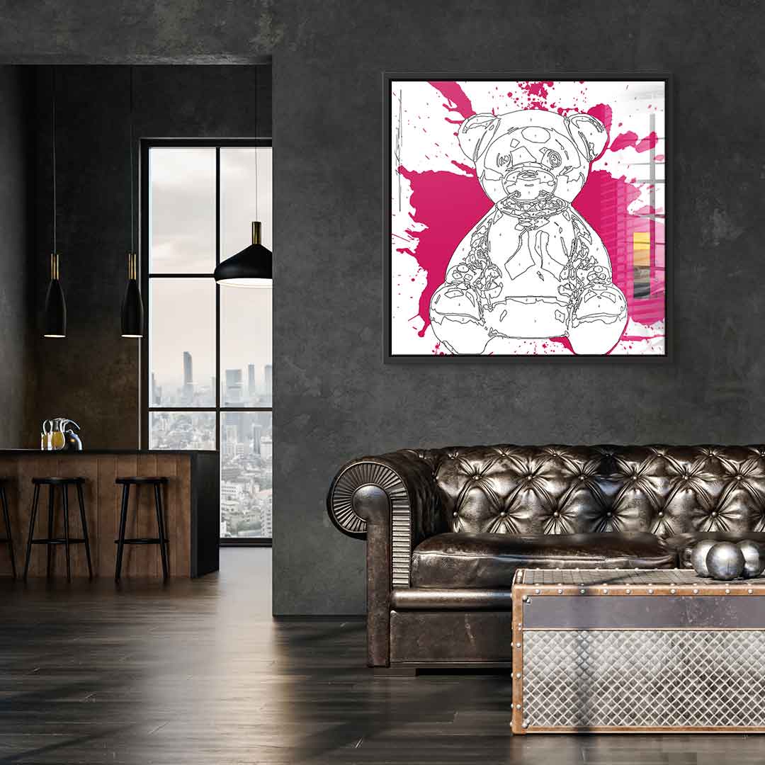 Bear Splash - Acrylic glass