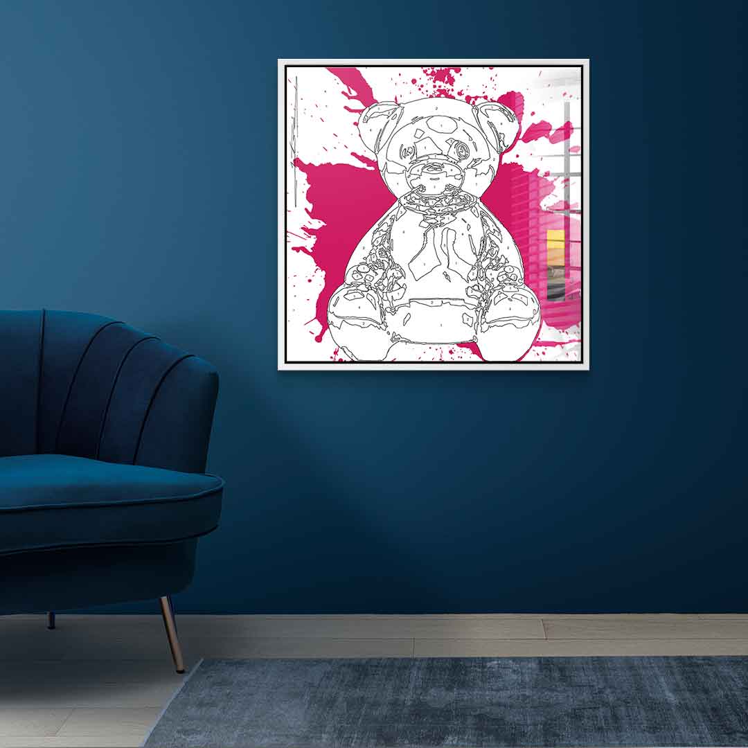 Bear Splash - Acrylic glass