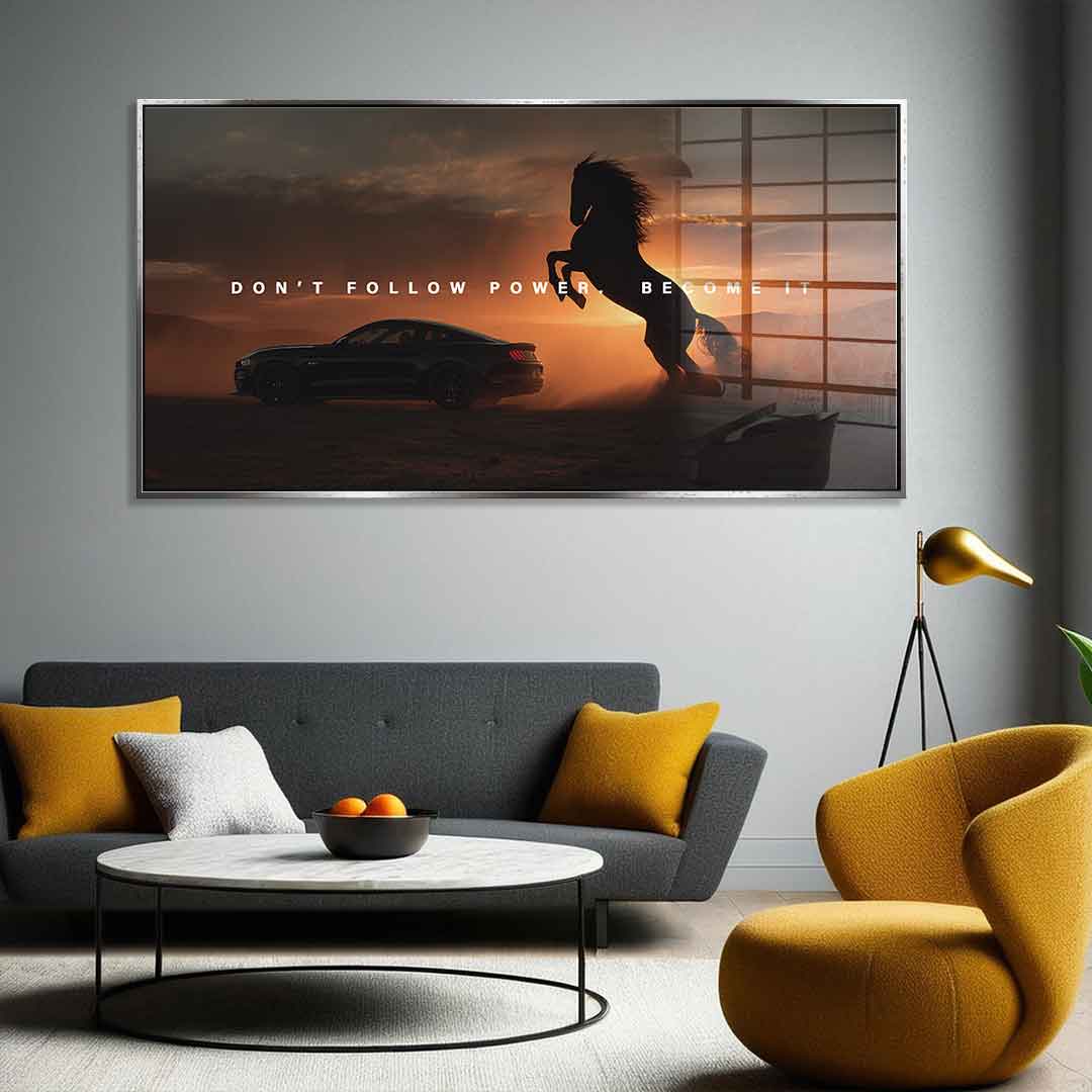 Become Power ( Ford Mustang ) - Szkło akrylowe
