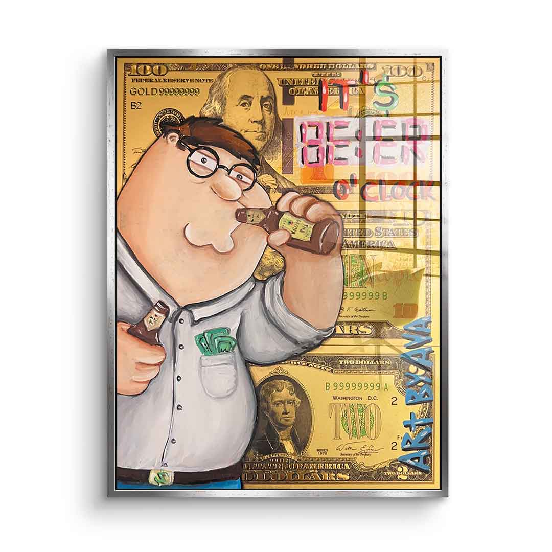 Beer o'clock - Acrylglas