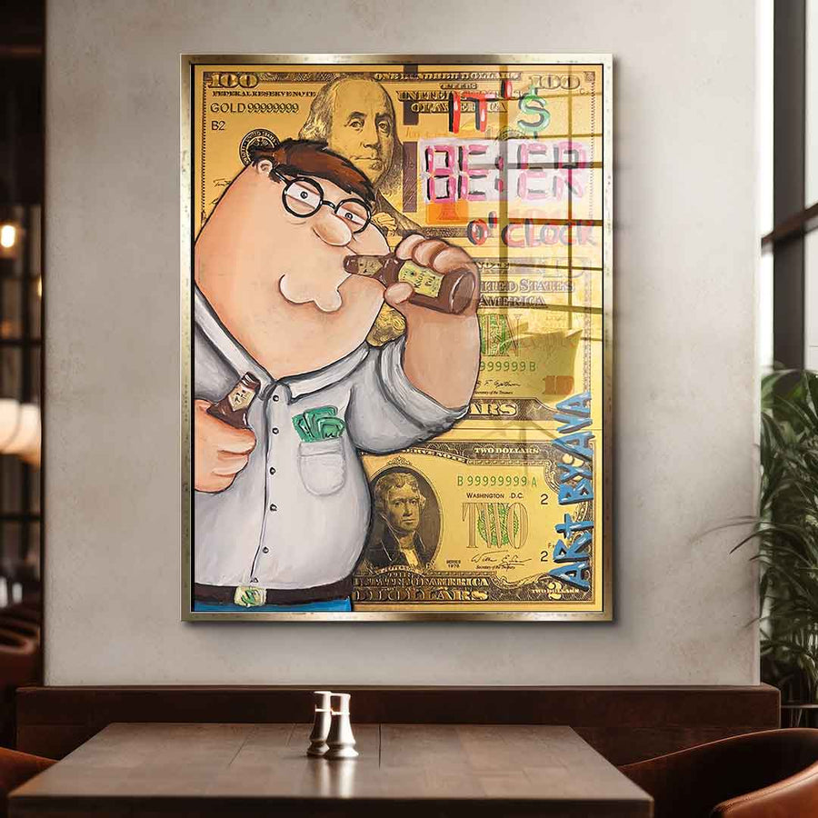 Beer o'clock - Acrylic glass