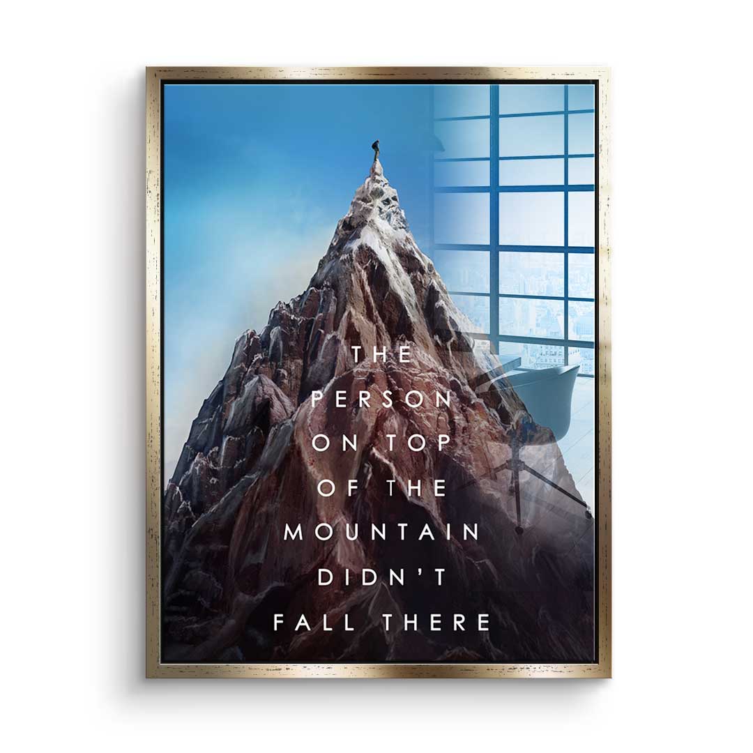 Berg des Erfolgs - Acrylglas