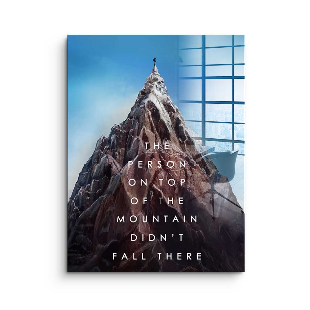 Berg des Erfolgs - Acrylglas