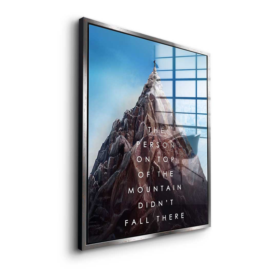 Berg des Erfolgs - Acrylglas