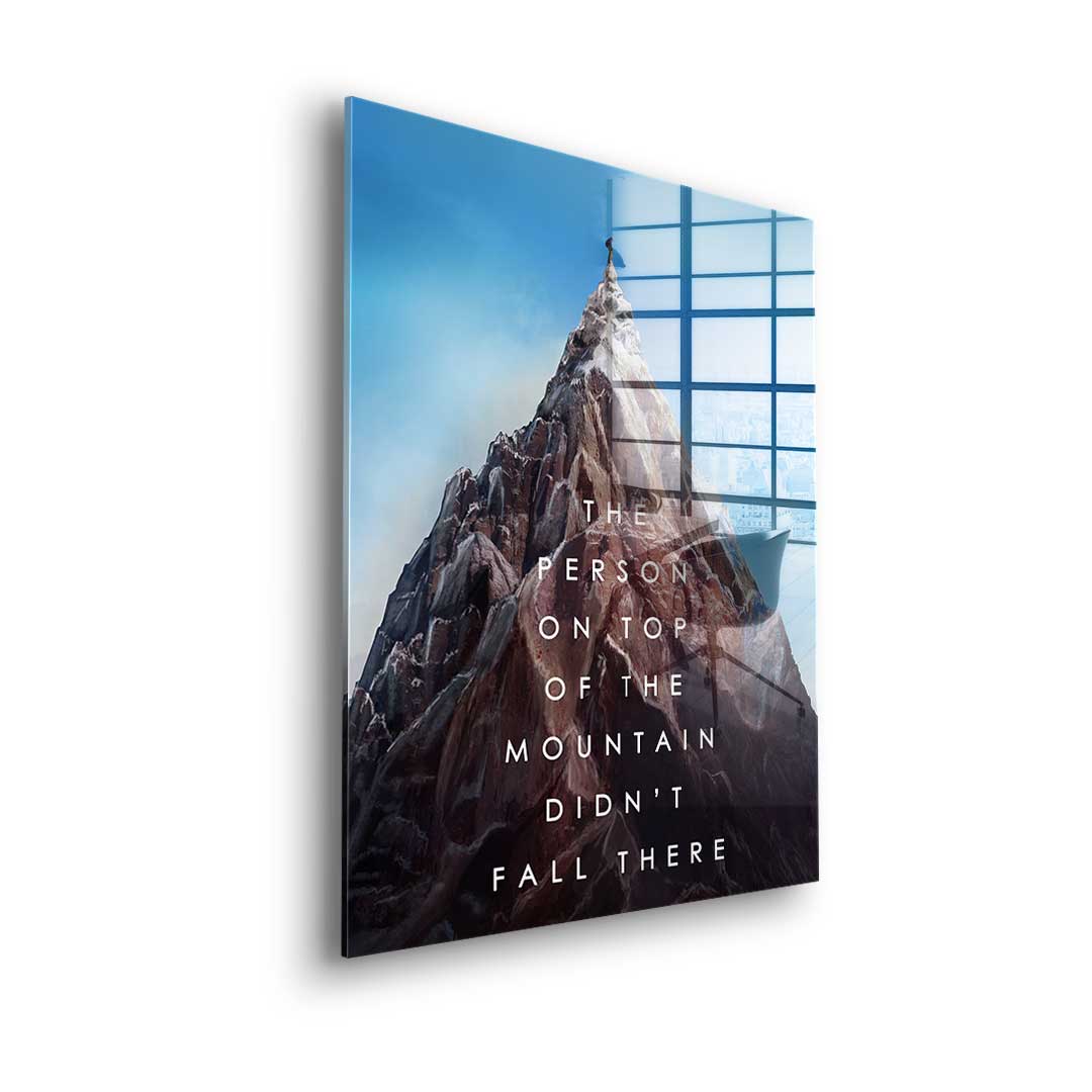 Berg des Erfolgs - Acrylglas