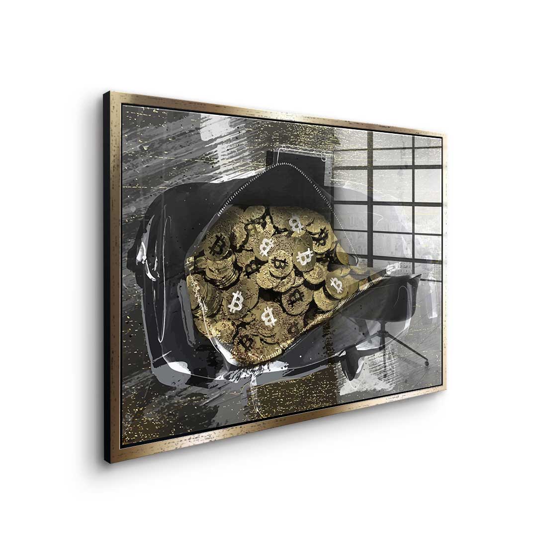 Bitcoin Bag - Acrylglas