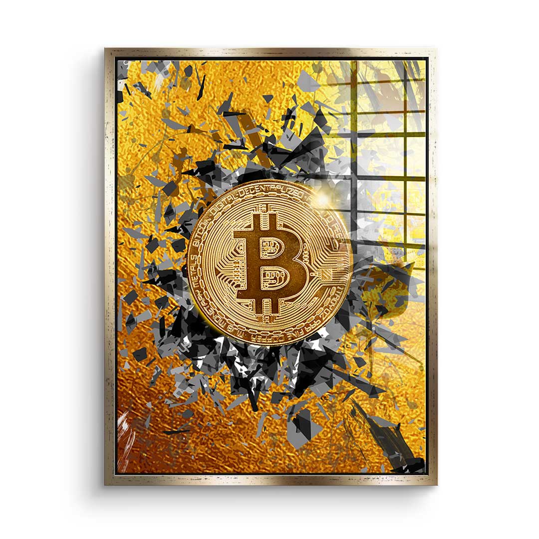 Bitcoin Explosion - Acrylglas