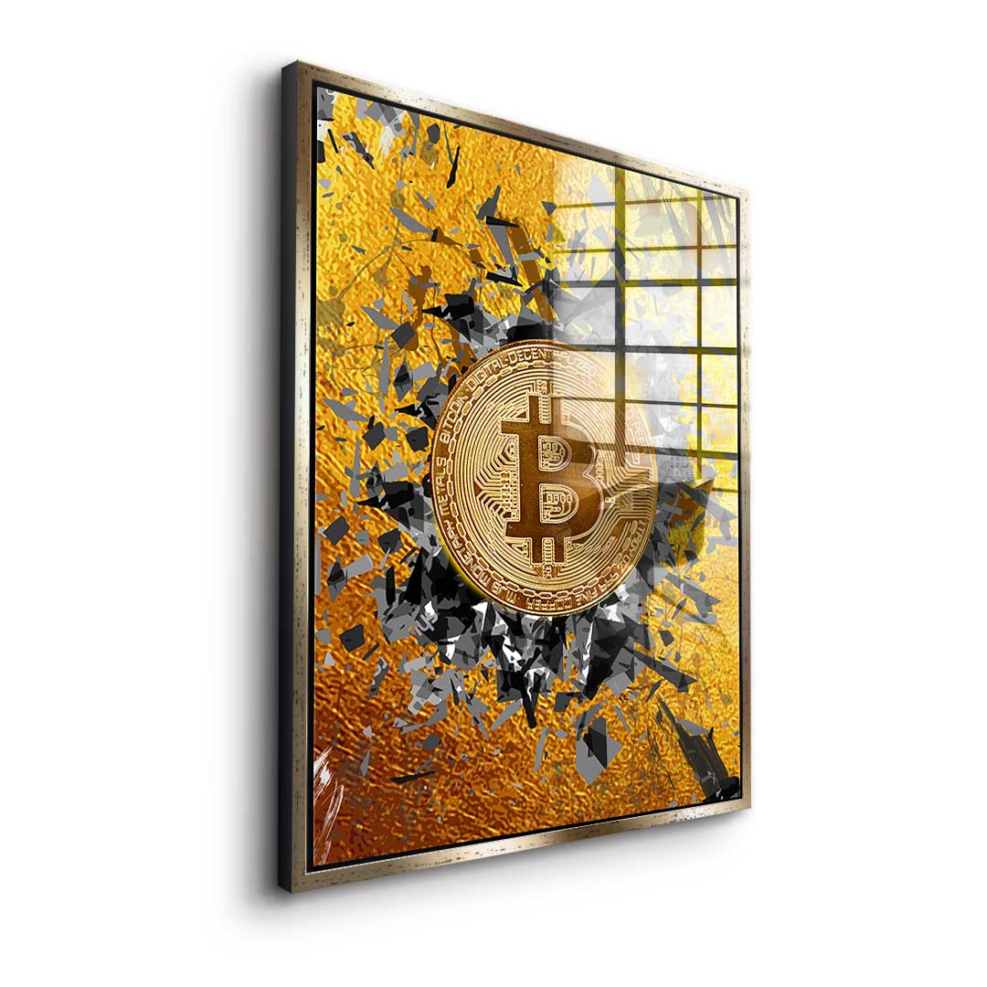 Bitcoin Explosion - Acrylglas