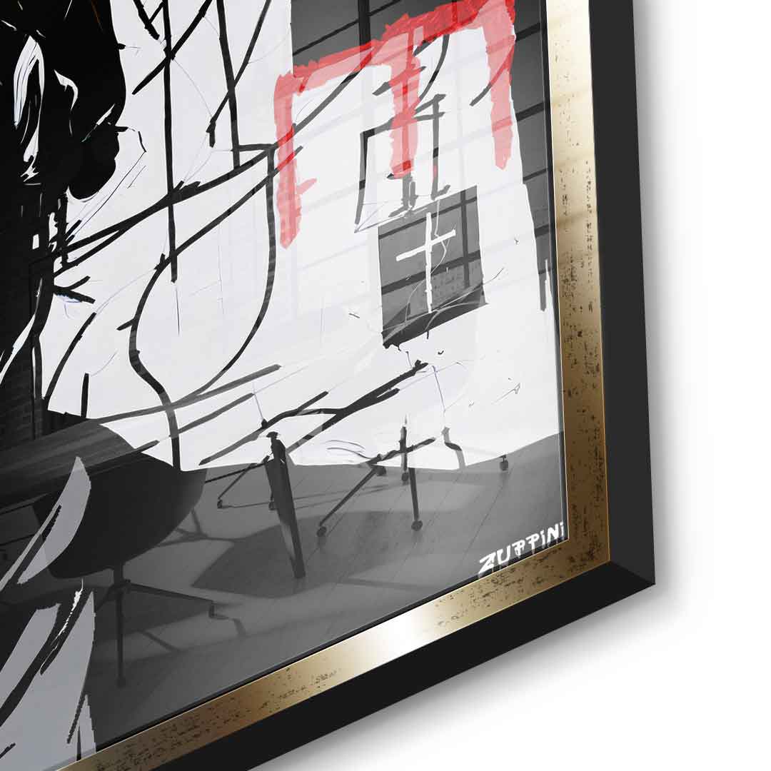 Black Man in Suit - Acrylic glass