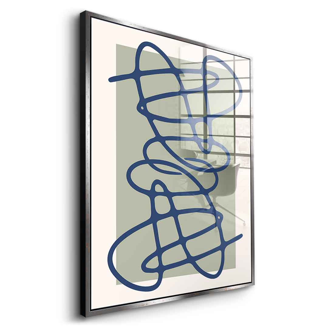Blue Sprinkle - Acrylic glass