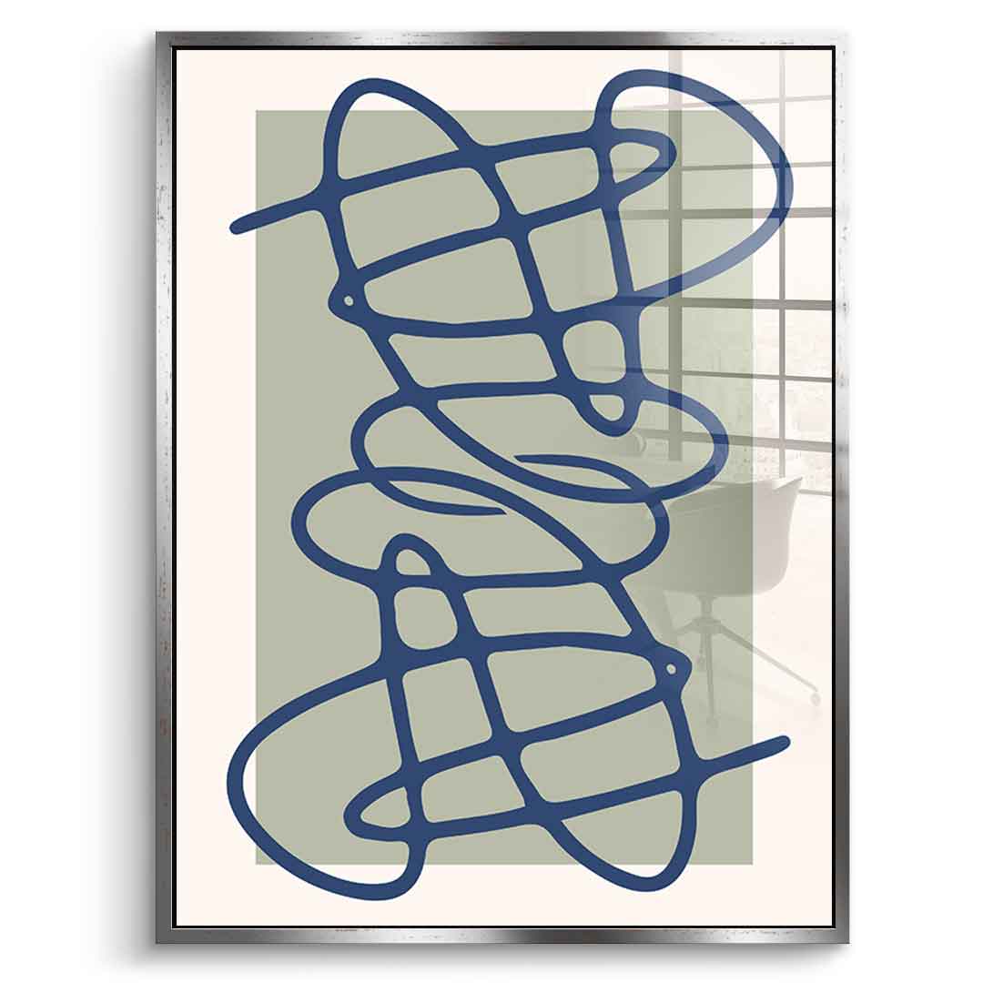 Blue Sprinkle - Acrylic glass