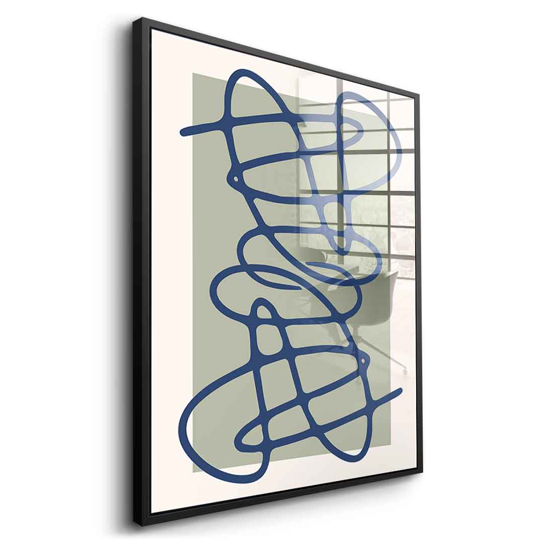 Blue Sprinkle - Acrylic glass