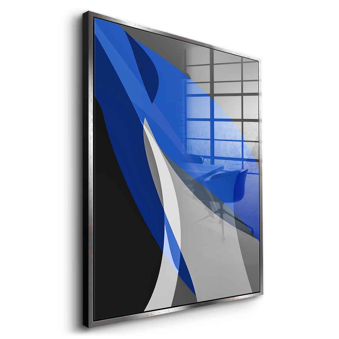 Blue and gray - Acrylglas