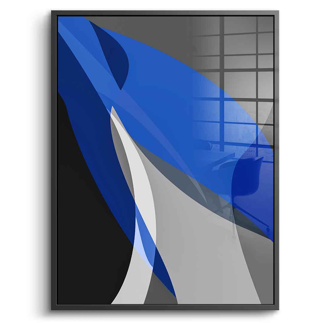 Blue and gray - Acrylglas