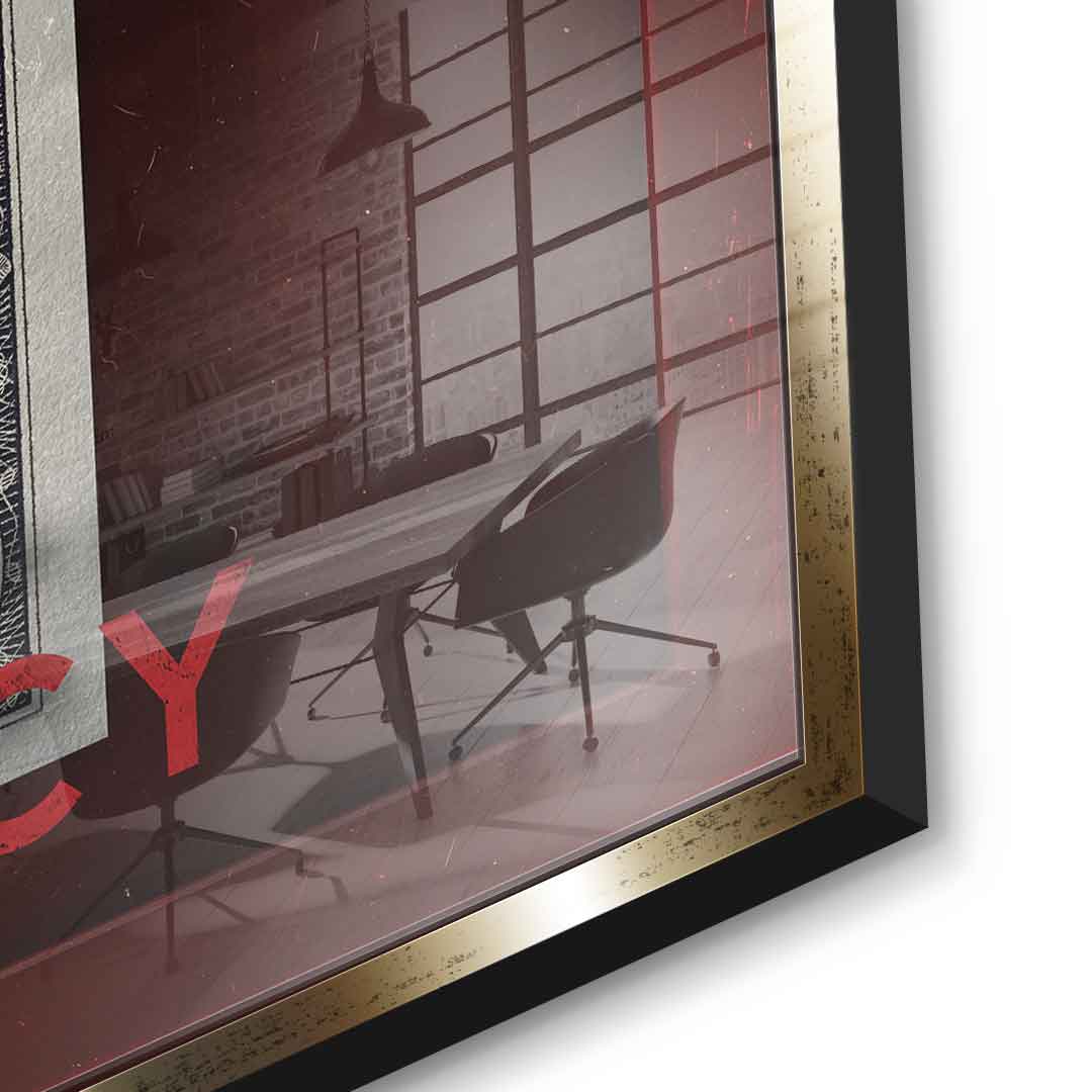 In Case of Emergency - acrylic glass