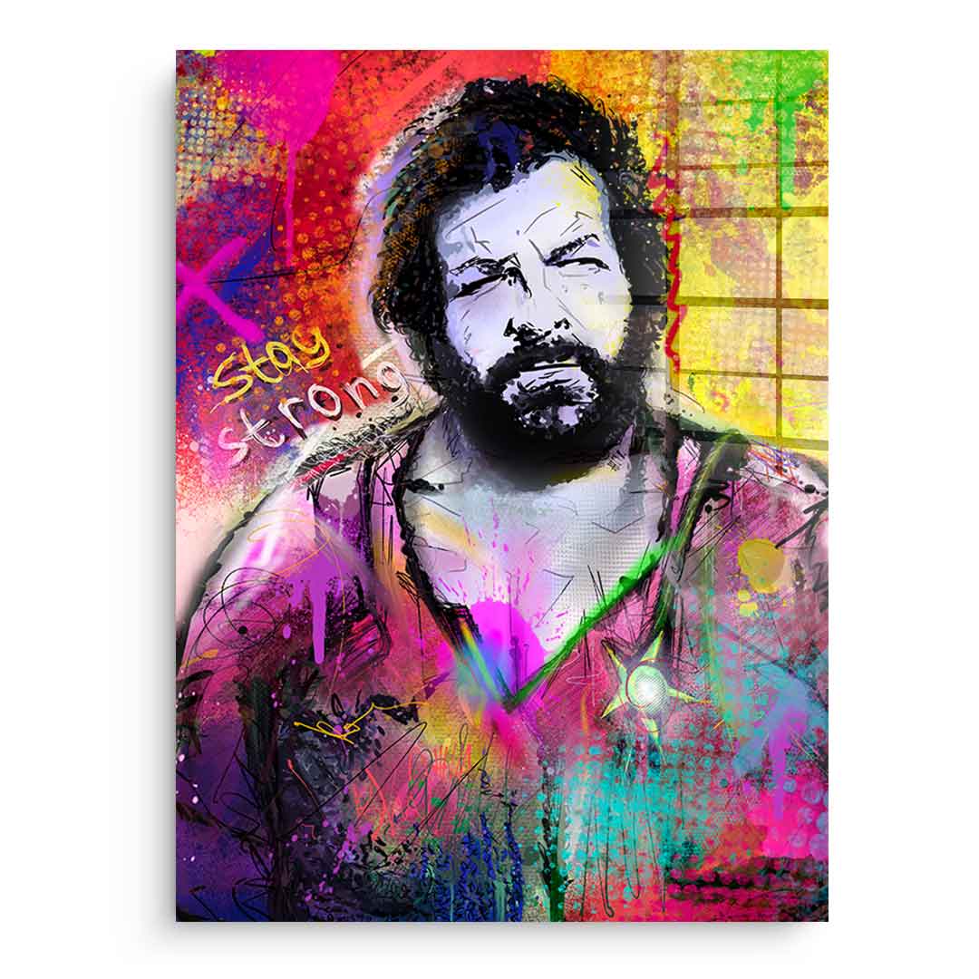 Bud - Stay Strong - Acrylglas