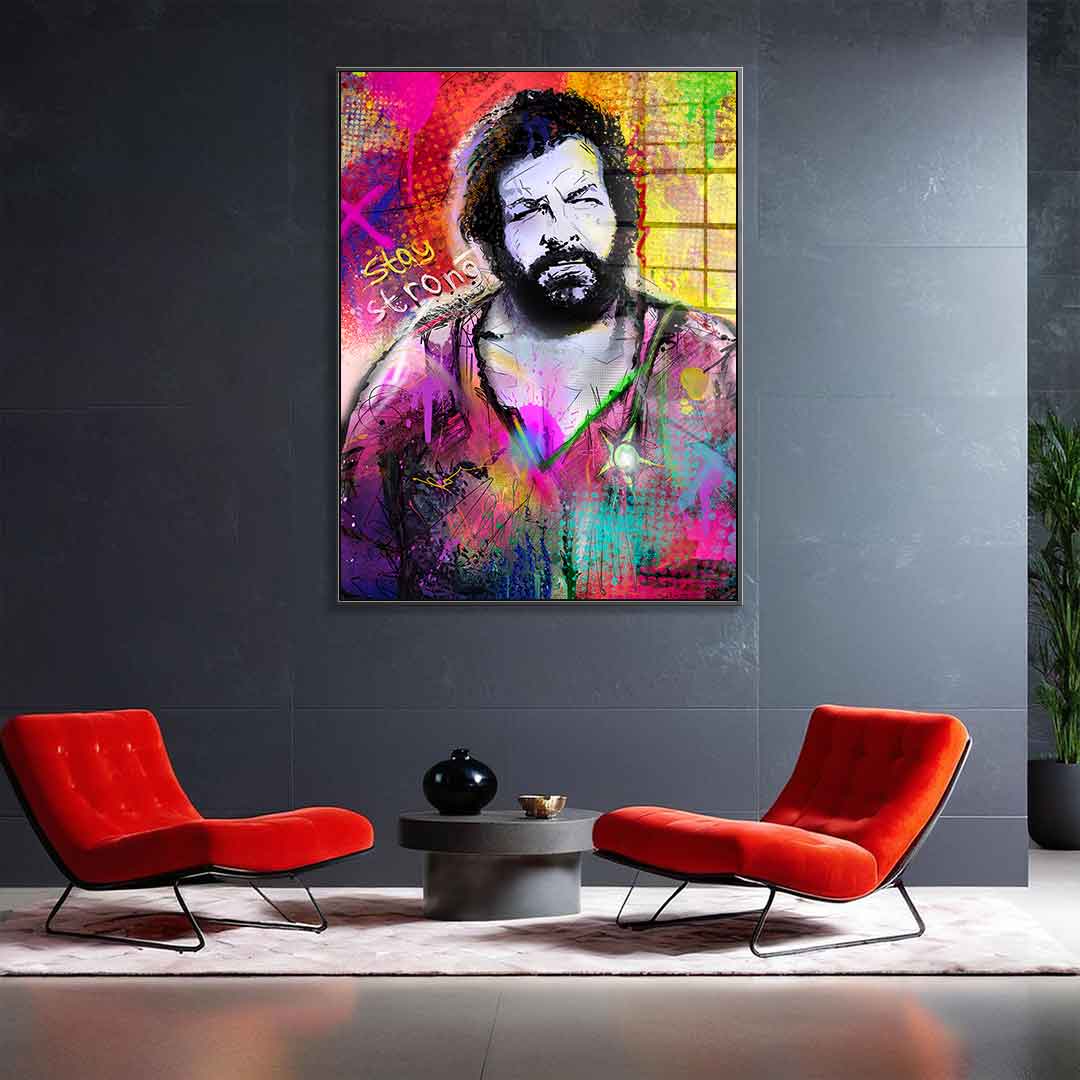 Bud - Stay Strong - Acrylglas