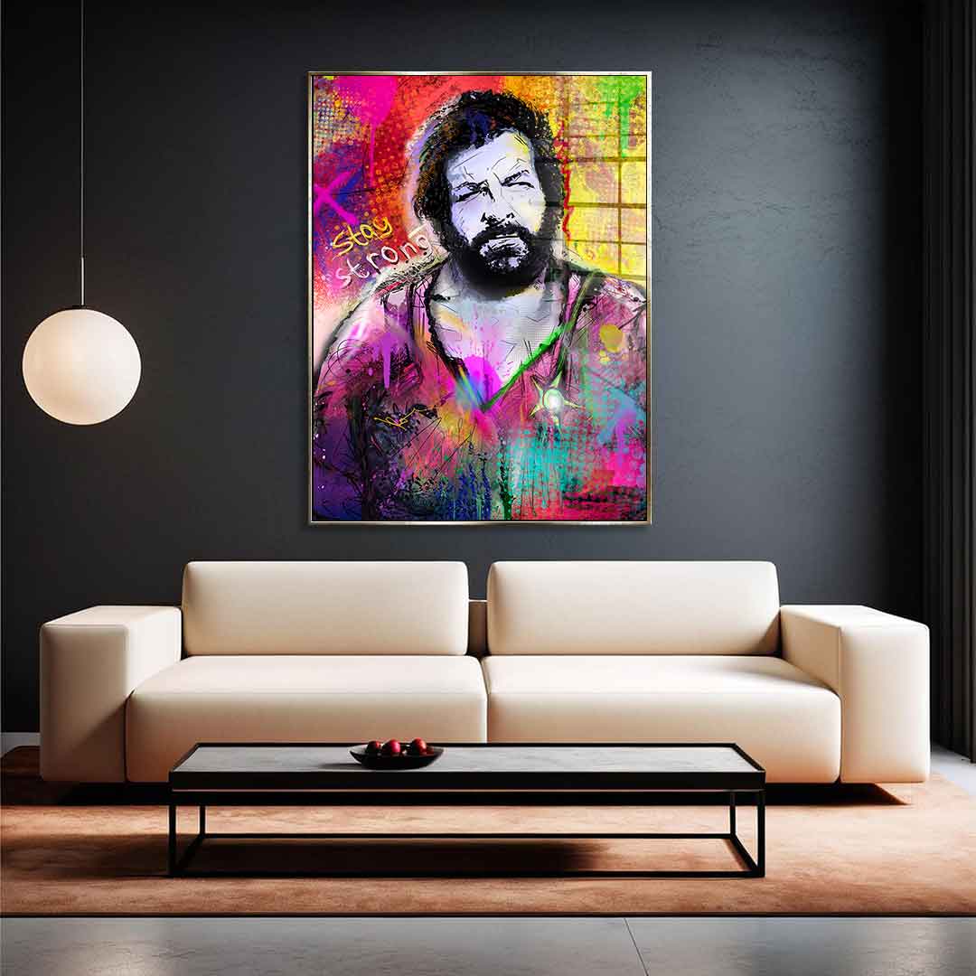 Bud - Stay Strong - Acrylglas