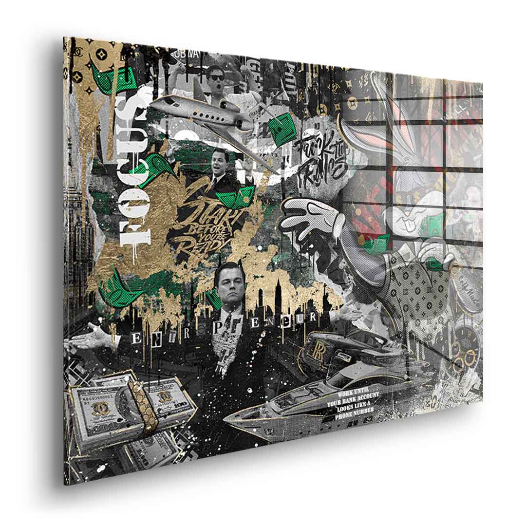 Business Bunny - Acrylic glass