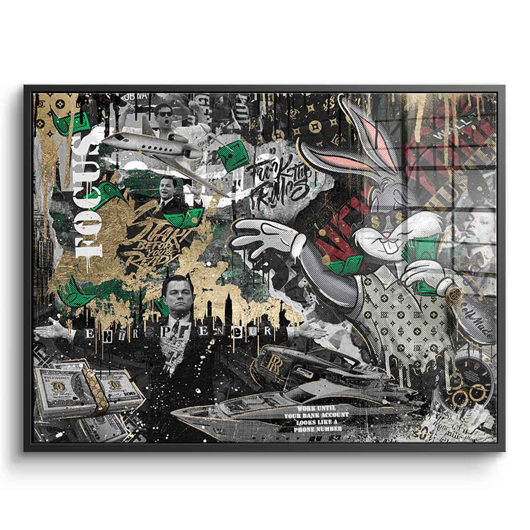 Business Bunny - Acrylic glass