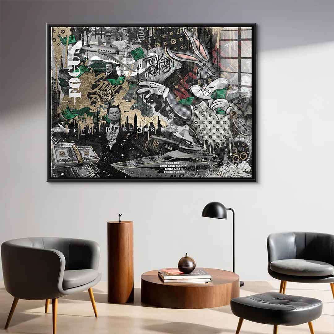 Business Bunny - Acrylic glass