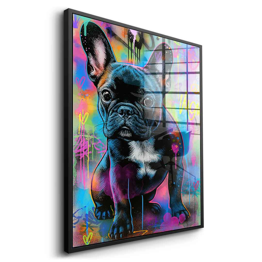VW Bus Graffiti - Acrylic glass