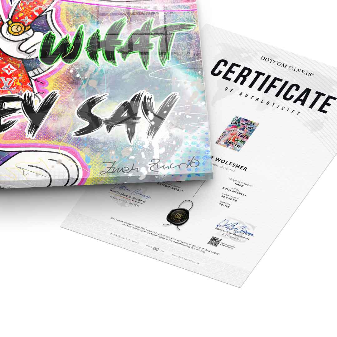 Bunny Fuck - szkło akrylowe