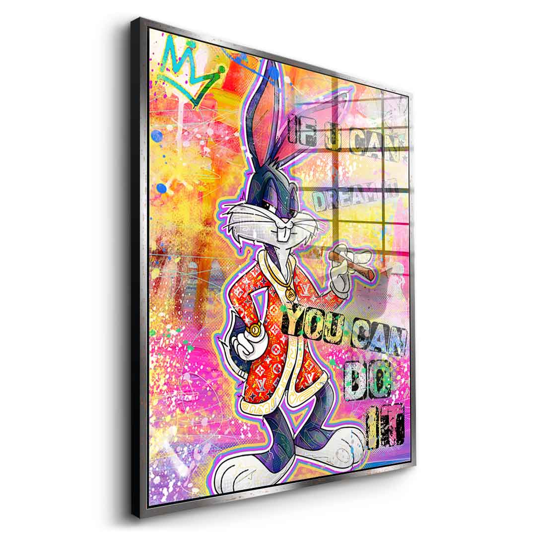 Bunny If You Can Dream It - Szkło akrylowe