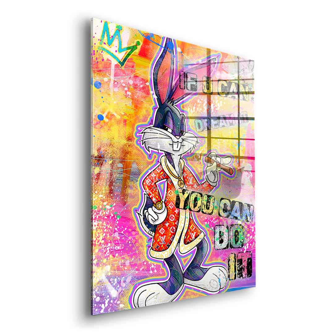 Bunny If You Can Dream It - Szkło akrylowe