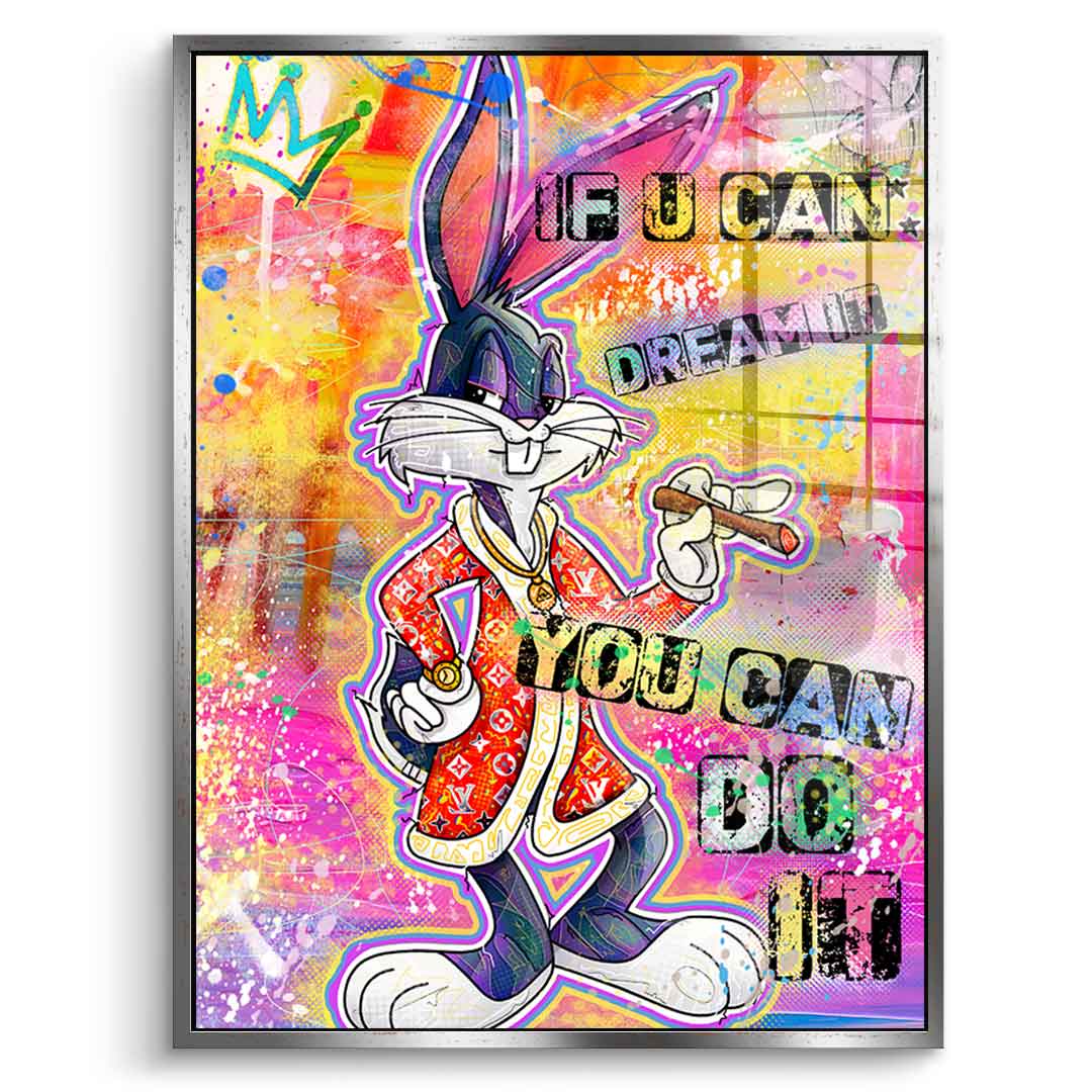 Bunny If You Can Dream It - Szkło akrylowe