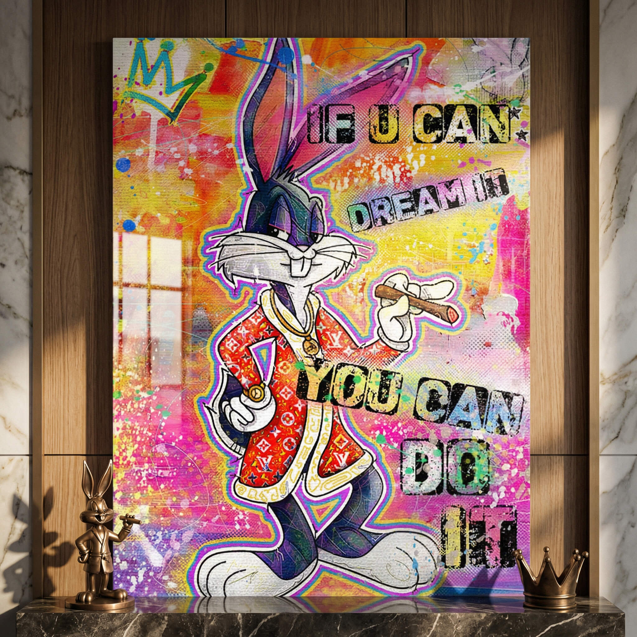 Bunny If You Can Dream It - Szkło akrylowe