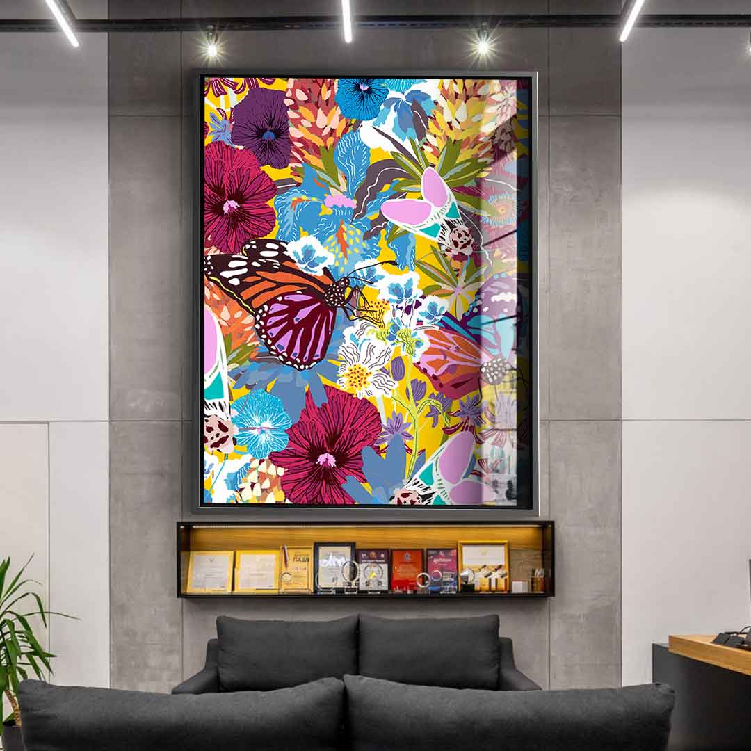 Butterfly Spree - Acrylic glass