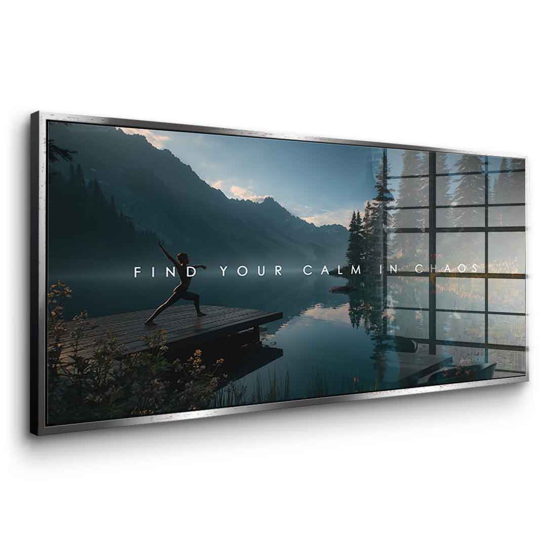 Calm in Chaos - Acrylic glass