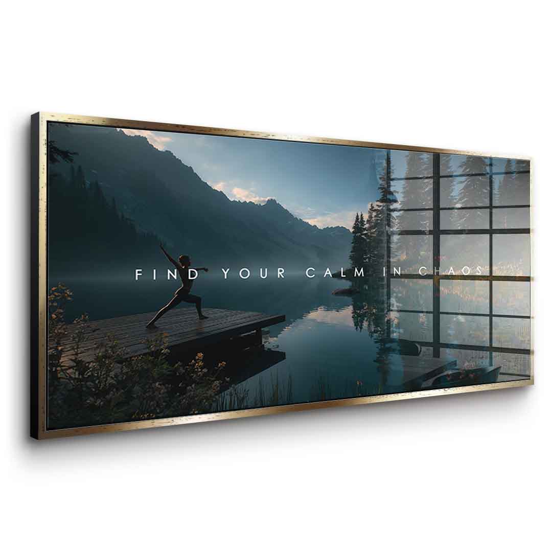 Calm in Chaos - Acrylic glass