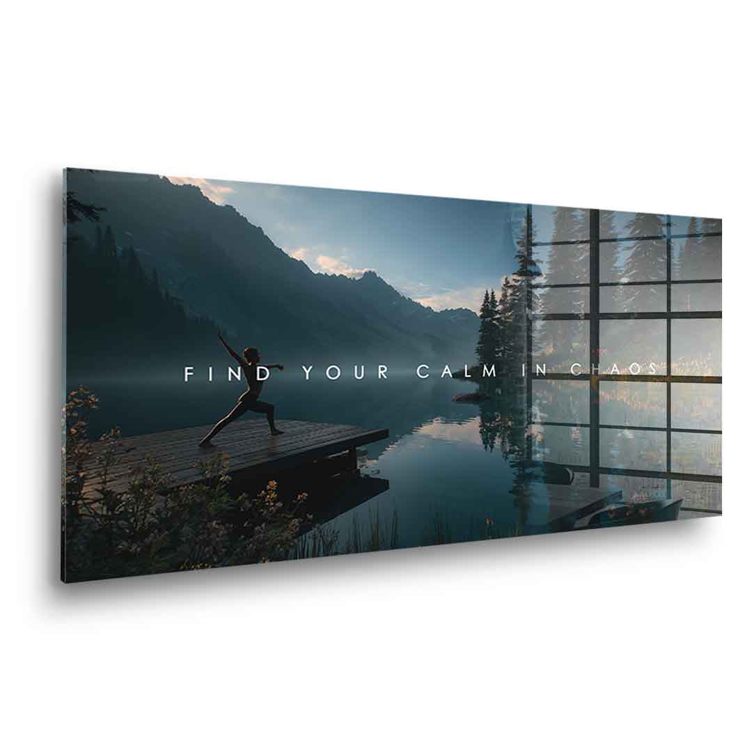 Calm in Chaos - Acrylic glass