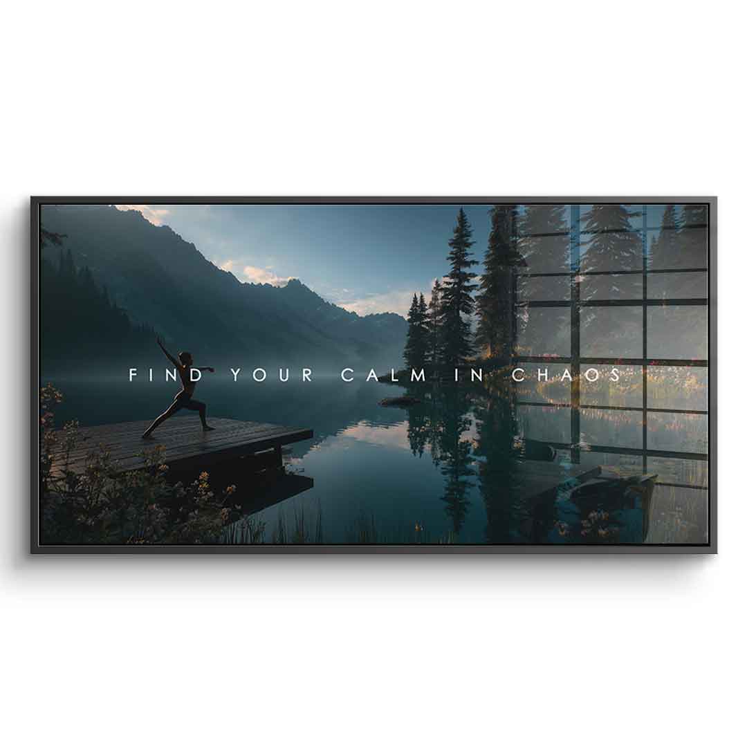 Calm in Chaos - Acrylic glass