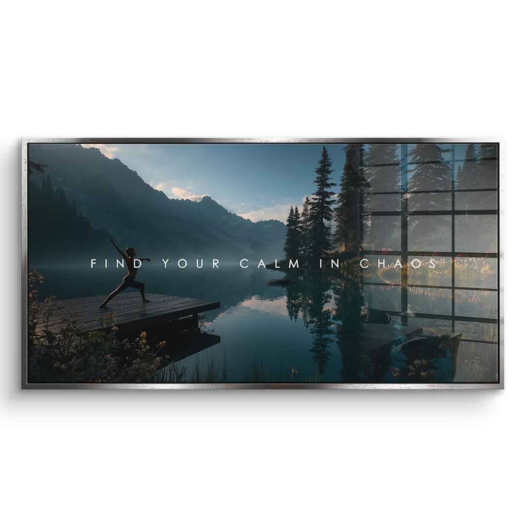 Calm in Chaos - Acrylic glass