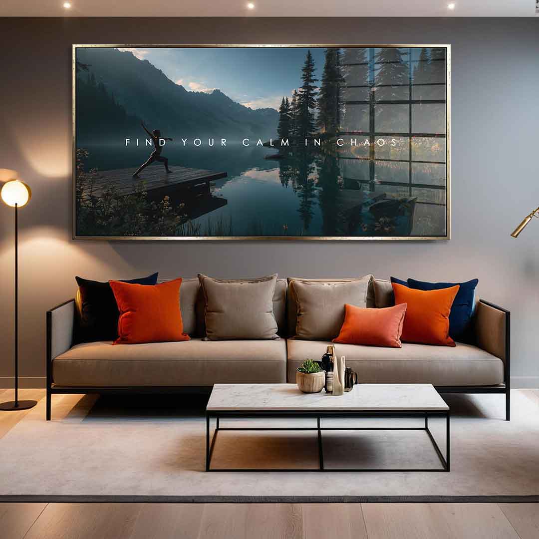 Calm in Chaos - Acrylic glass