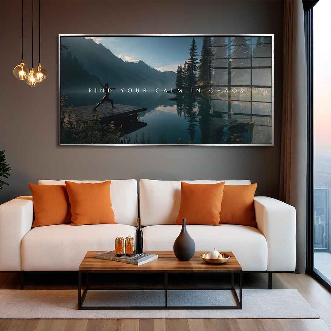 Calm in Chaos - Acrylic glass