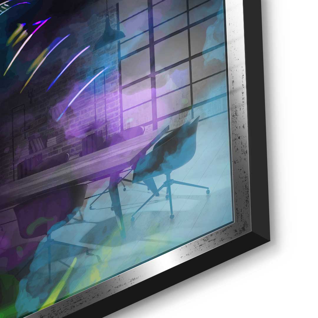 Cannabis Feld - Acrylglas